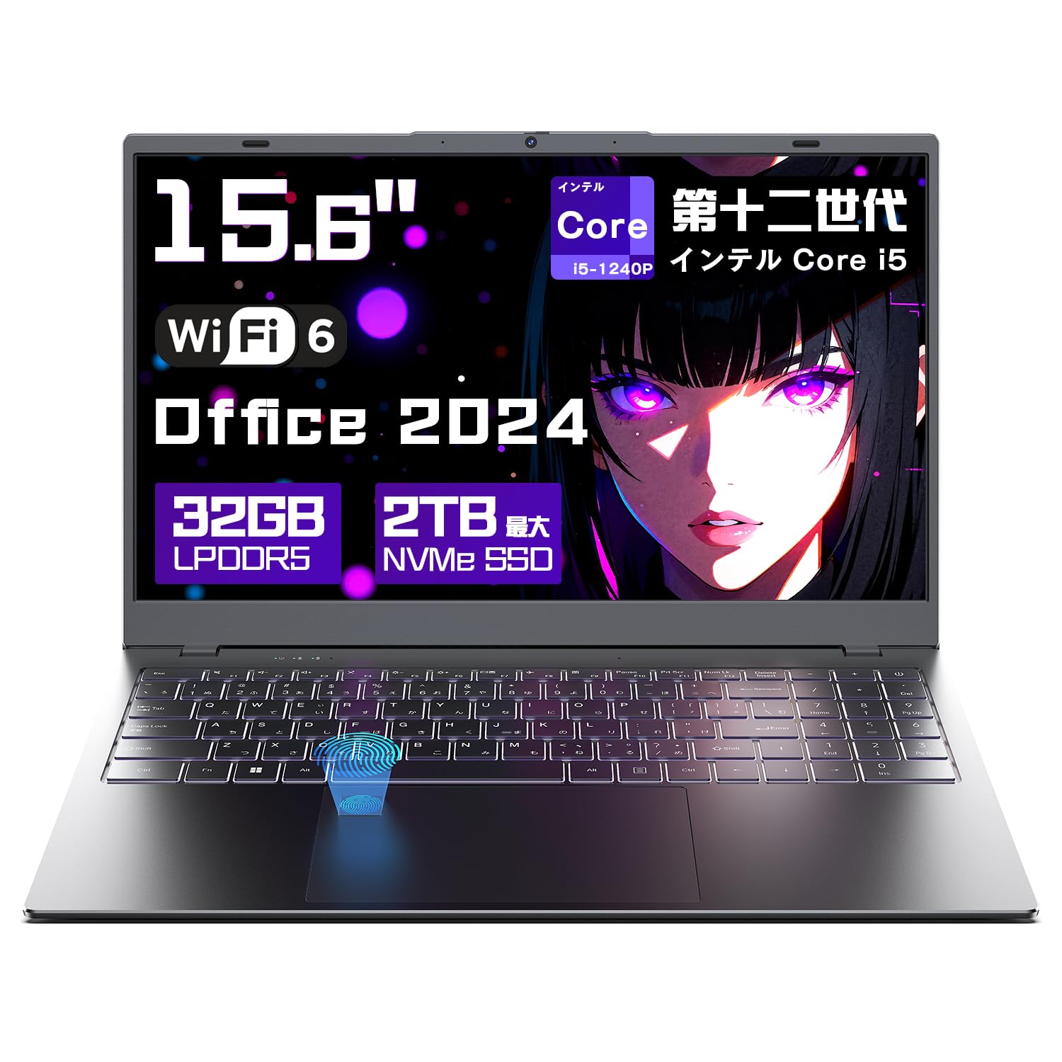 Amazon.co.jp: Wingame ノートパソコン 15.6型【Corei5-1240P/12コア